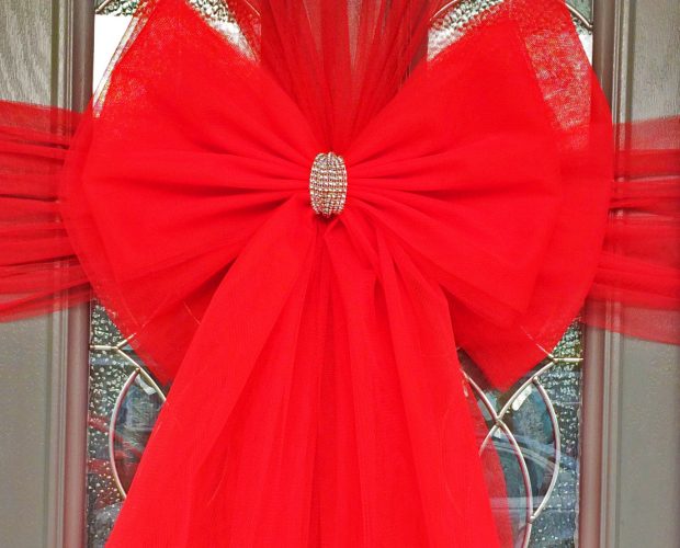 CHRISTMAS BOWS Christmas Door Bows