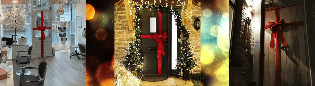 Door Bows For Front Doors Business Shops Hairdressers Nail Shops VIP Exclusive