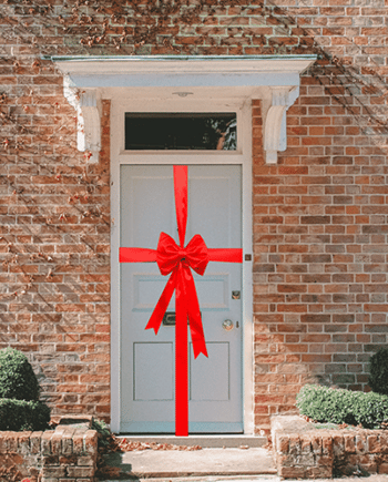 Christmas Door Bows For Hairdressers, Business, Shops, Nail Bars, Coffee Shops Next Day Delivery