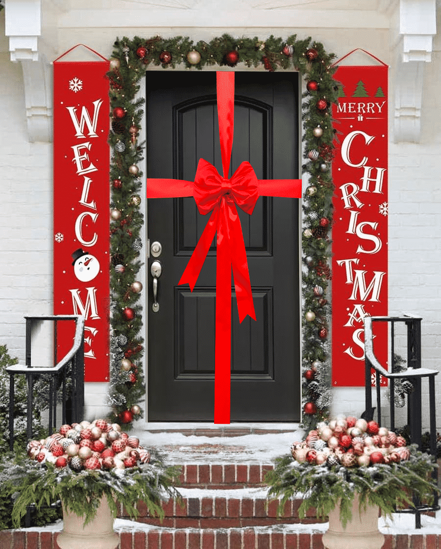 Buy Quality Christmas Door Bows  Next Day Delivery