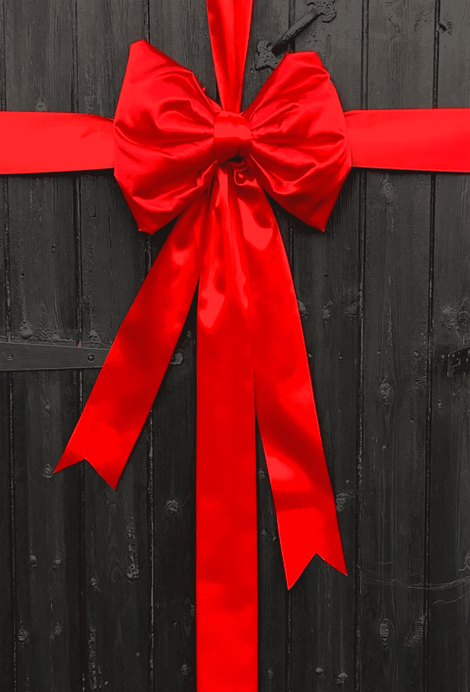 Red Padded Door Bow 2021 6