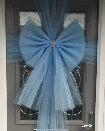 Baby Blue Door Bow