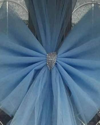 Baby Blue Door Bow