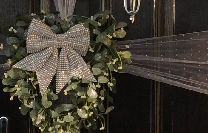 Beautiful Elegant Door Bows in Essex For Christmas