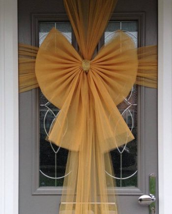 Gold Door Bow