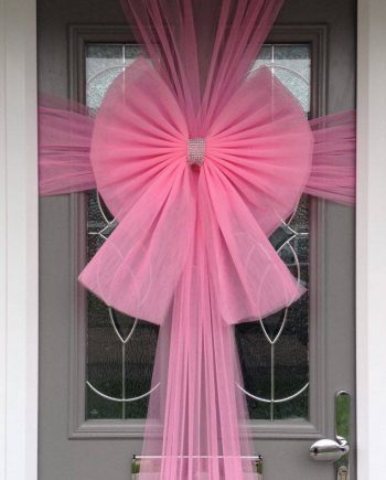 Baby Pink Door Bow