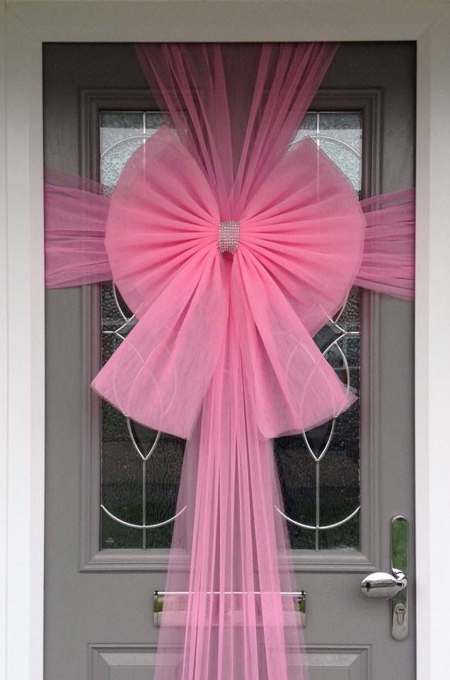 Baby Pink Door Bow