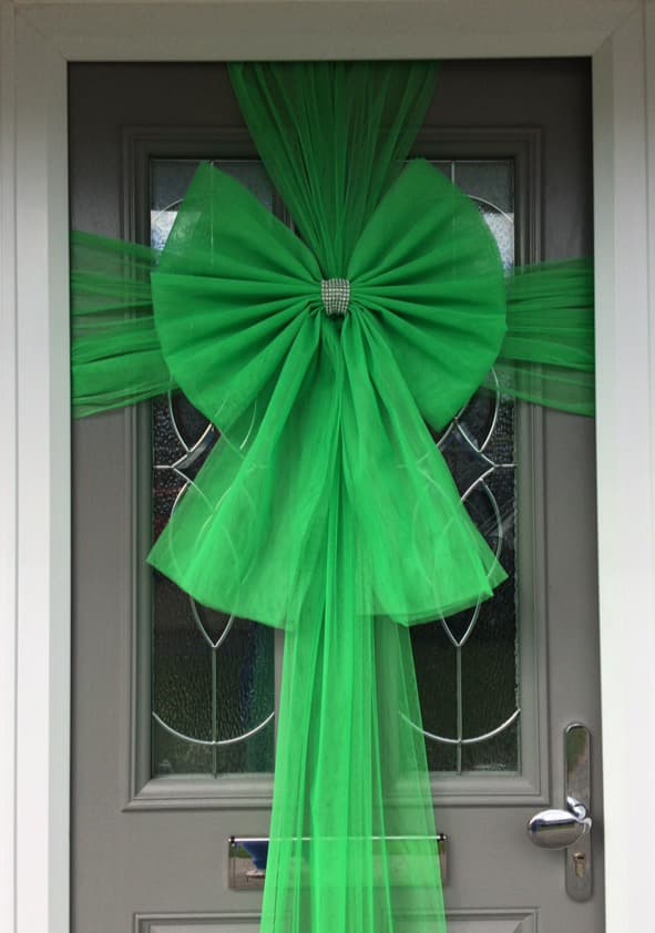  Door  Bow  Decoration Green Christmas Door  Bows 