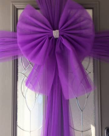 Purple Door Bow