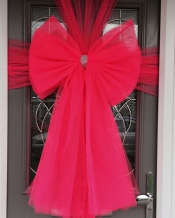 Hot Pink deluxe Door bow