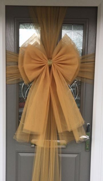 Luxury Front Door Bow Decorations