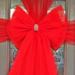 Outdoor Christmas Door Bows