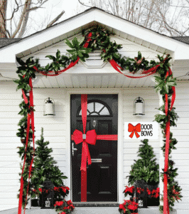 Padded Satin Door Bows with Diamante Centre Knot - Next Day Delivery
