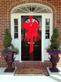 Door Bow Decoration Kit - Red - XL