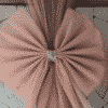 Rose Gold Christmas Door Bows