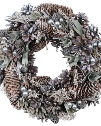 Silver Cloud Door Wreath