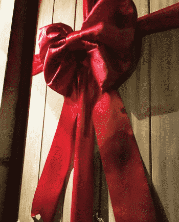 Christmas CRed Padded Doo Bow