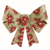 Poinsettia Christmas Door Bow