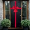 Red Satin Door Bow Decorating Pack New Homes