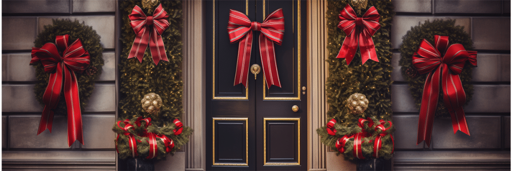 Christmas Door Bows