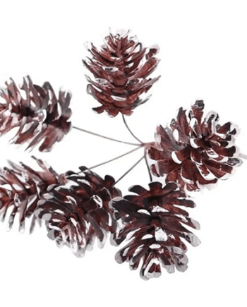 Frosted Pine Cone Bunch