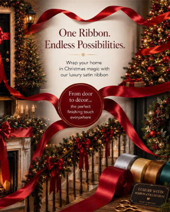 Premium wide satin wrapping Ribbons