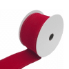 Christmas Red Velvet Effect Ribbon