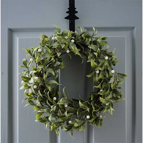 Mistletoe Christmas Door Wreath