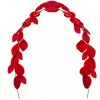 Christmas Artificial Red Leaf Garland