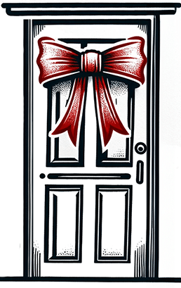 Luxury Front Door Bow Decorations