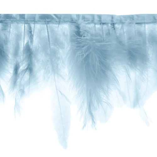 Blue Feather Garland