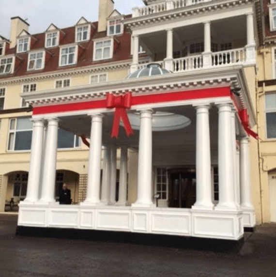 Giant Bow For A House