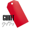 Oversized Giant Gift Tag