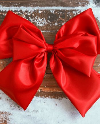 Alternative view of Christmas XL Ribbon Gift Bow For Gifts, Hampers Or Christmas Trees – 35cm Bow