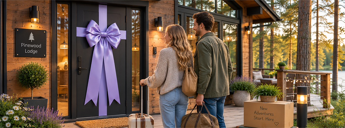 Classic Satin Ribbon Door Bows