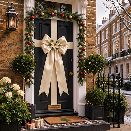 Luxury Front Door Bow Decorations