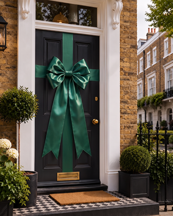 DARK GREEN CLASSIC 40 DOOR BOW