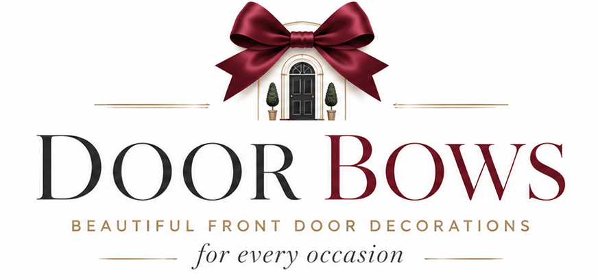 Christmas Door Bows