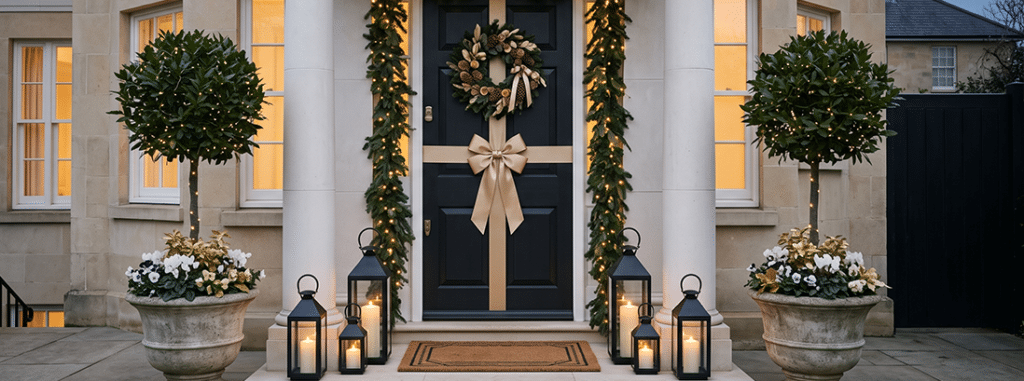 Luxury Front Door Bow Decorations