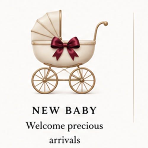 New Baby Door Bows