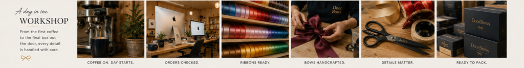 Luxury Front Door Bow Decorations