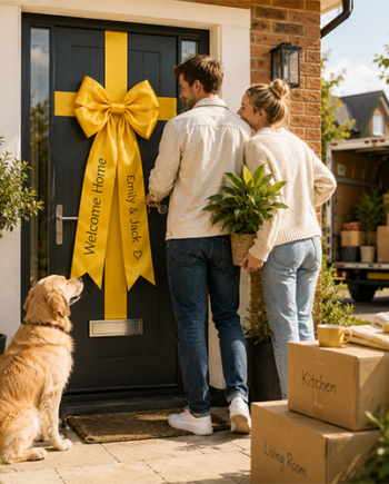Personalised New Home Door Bows