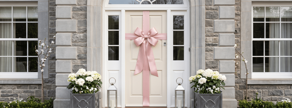 Luxury Front Door Bow Decorations