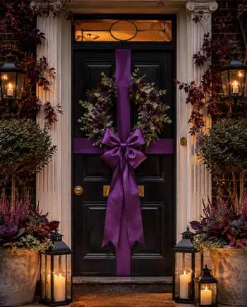 Purple Door Bows