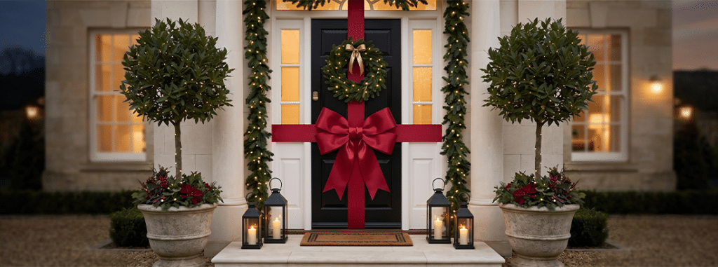 Luxury Front Door Bow Decorations