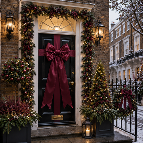 Luxury Front Door Bow Decorations