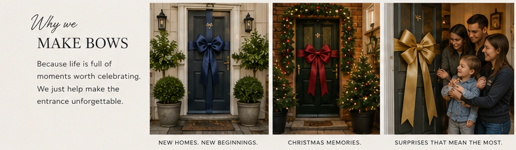 Luxury Front Door Bow Decorations