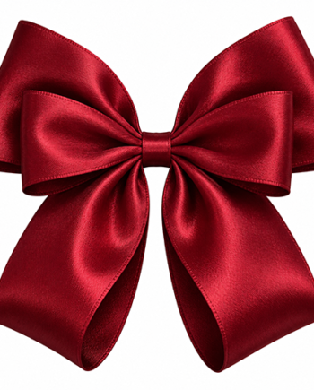 Cardinal Red Satin Decorative Bow