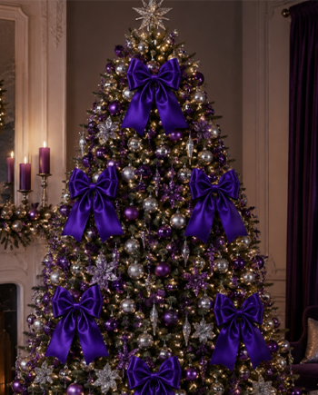 Christmas Tree Satin Bows